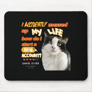 Cat Accidently Messed Up Life How Do Start A New Mouse Pad
