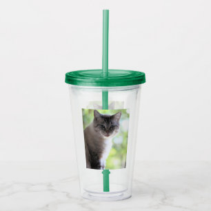 Cat Acrylic Tumbler