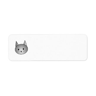 Cat. Adorable Grey Kitty Design.