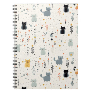 Cat Adventures Spiral-Bound Notebook