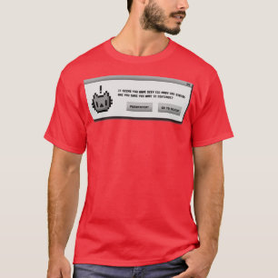 Cat Alert Message Procrastination Kitty Funny Geek T-Shirt