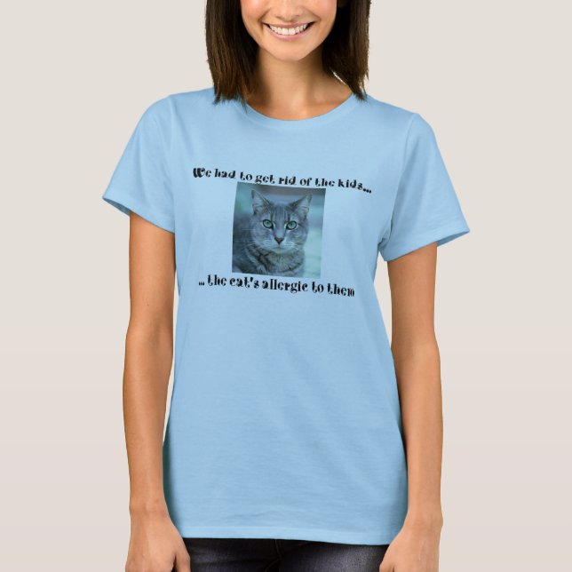 cat allergic T-Shirt (Front)