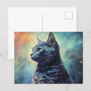 Cat Alone Postcard