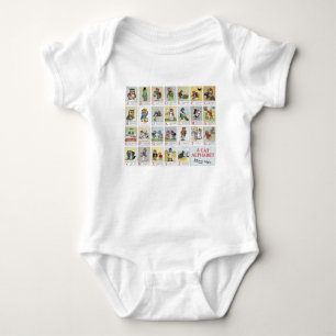 Cat Alphabet, Louis Wain Baby Bodysuit