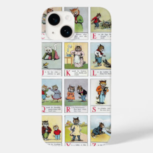 Cat Alphabet, Louis Wain Case-Mate iPhone Case