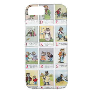 Cat Alphabet, Louis Wain Case-Mate iPhone Case