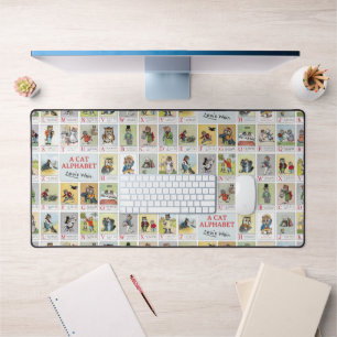 Cat Alphabet, Louis Wain Desk Mat