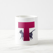 Cat Alphabet T Mug