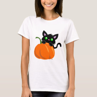 Cat and a Pumpkin T-Shirt