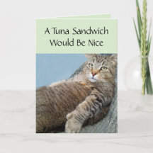 Cat And A Tuna Sandwich Birthday