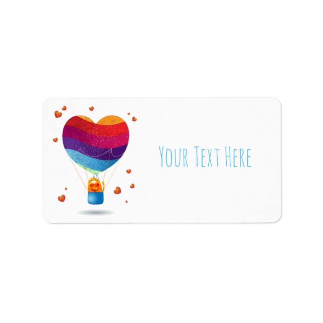  Cat and Ballon of Love  Label (Front)