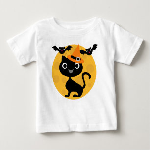 Cat and Bats Halloween T-shirts and Gifts