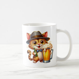 Cat And Beer Clipart Design-85244 Coffee Mug