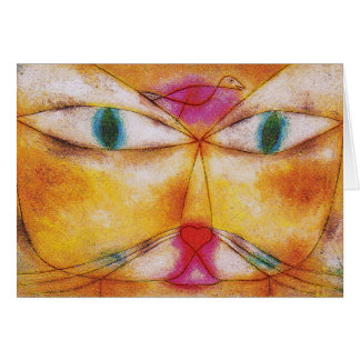 Cat and Bird - Abstract Art - Paul Klee