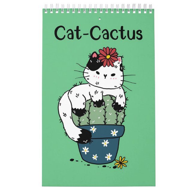Cat And Cactus Calendar (Cover)