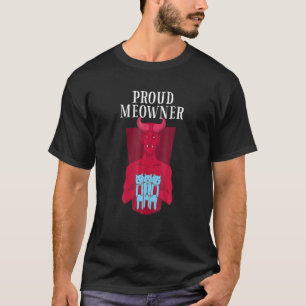 Cat And Devil Pet Proud Meowner Kitten Meow T-Shirt