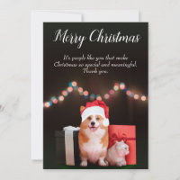 Cat and Dog customisable Christmass