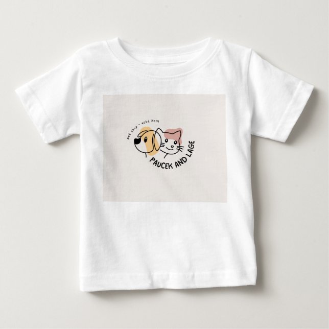 cat and dog design t-shirt (Front)