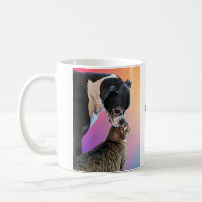 Cat and dog mug (Left)