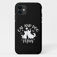 Cat And Dog Mum Girl Lover Dogs Cats Mother Mummy