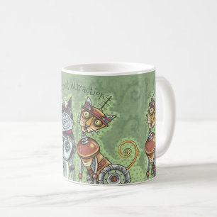Cat And Dog Robots MUG *Customise