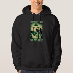 Cat And Dog Selfie With Aliens Pet Alien Space Hoodie