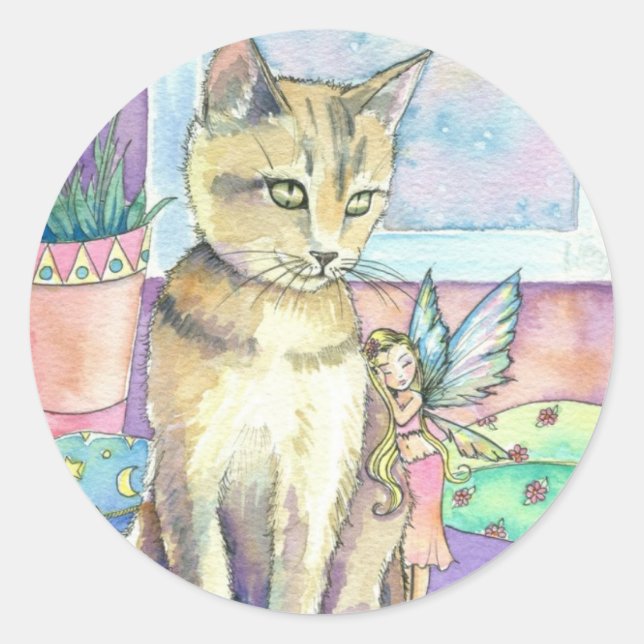 Cat and Fairy Stickers by Molly Harrison (Front)