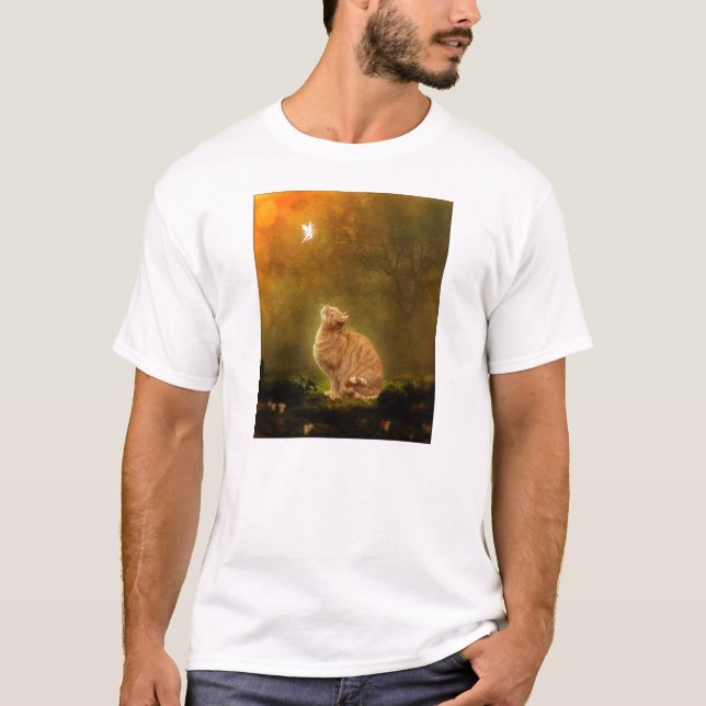 Cat And Fairy T-Shirt (Front)