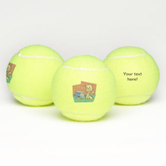 Cat and fish bowl clipart tennis balls