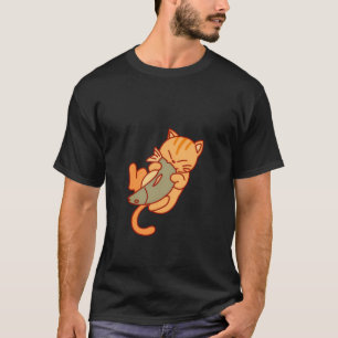 Cat and Fish Toy – Classic Cute Playtime Tee" T-Shirt