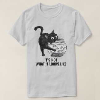 Cat and Fish Unisex T-Shirt