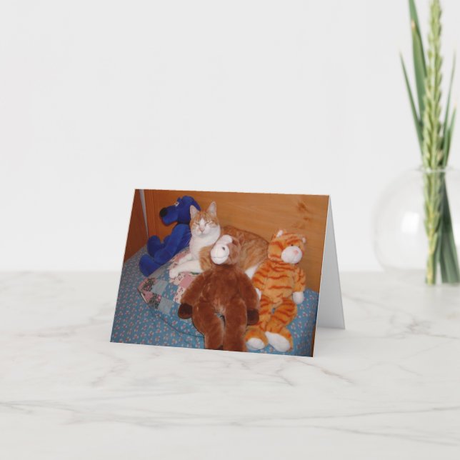 Cat and Friends Valentines Day card (Front)