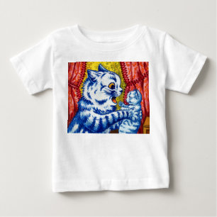 Cat and Her Kittens Baby T-Shirt