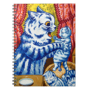 Cat and Her Kittens Notebook