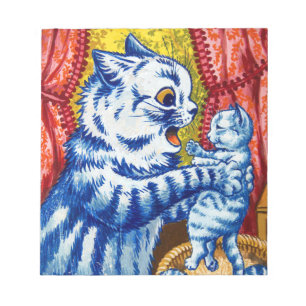 Cat and Her Kittens Notepad
