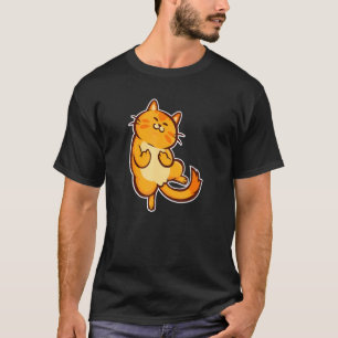 Cat And Kitten Flipping You Off Middle Finger T-Shirt