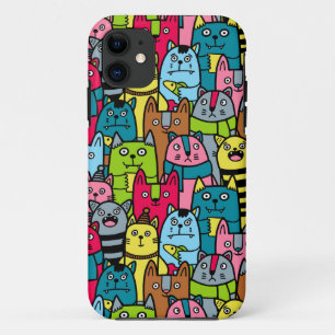 Cat and kittens Case-Mate iPhone case