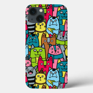 Cat and kittens iPhone 13 case