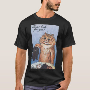 Cat and Kittens, Louis Wain T-Shirt