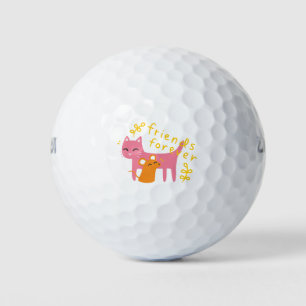 Cat and Mouse Best Friend Golf Balls