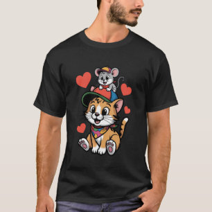 Cat and Mouse Friends T-Shirt
