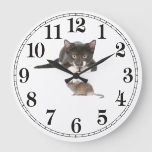 Cat and Mouse Image for Acrylic Wall Clock