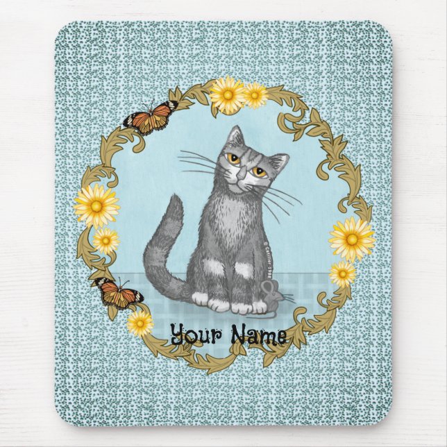 Cat and Mouse  Mousepad (Front)