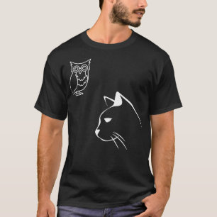 Cat and Owl 1 T-Shirt