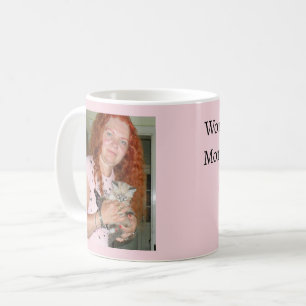 Cat and Owner Photo, Best Cat Mom Coffee Mug