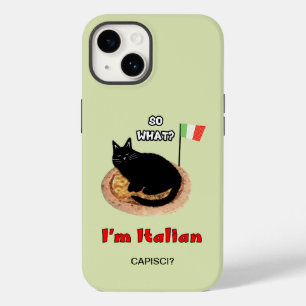 Cat and pizza Case-Mate iPhone 14 case