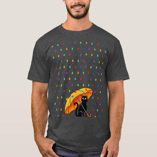 Cat and rain T-Shirt