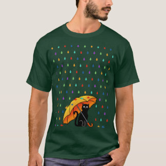 Cat and rain T-Shirt
