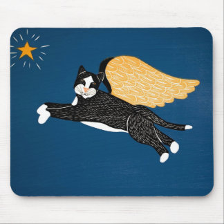 Cat Angel Mousepad - Stephen Huneck