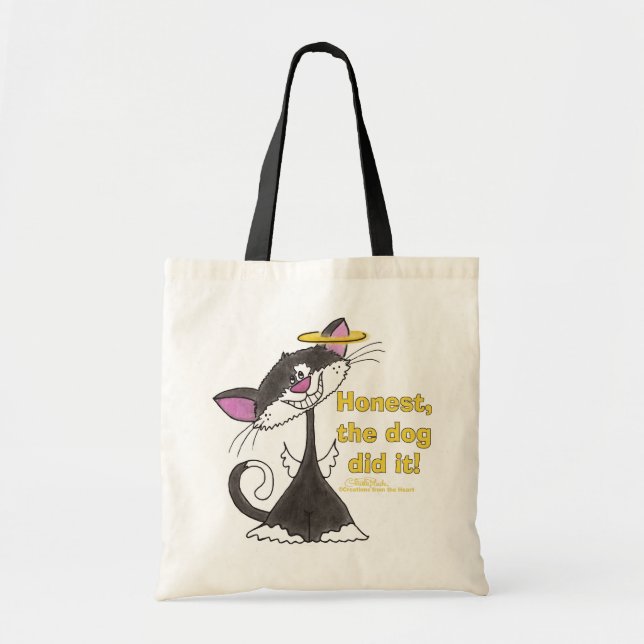 Cat Angel Tote Bag (Front)